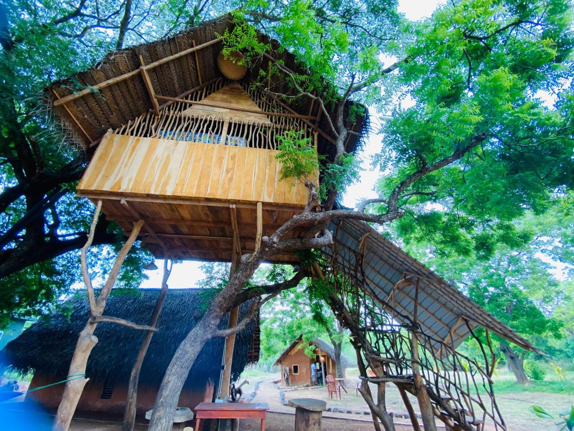 Yala Village Eco Tree House Тисамахарама Екстериор снимка